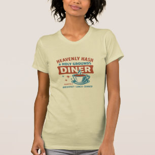 Camisa do Jantar Hash Celestial e Motivos Santa