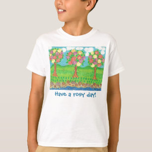 Camisa do jardim de rosas