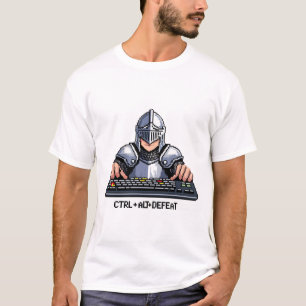 Camisa do Jogador - Ctrl Alt Derrote Jogo de Vídeo