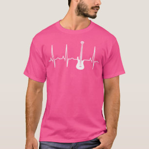 Camisa Do Jogador De Bass - Batimento Cardíaco Do