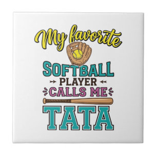 Camisa do Jogador de Softbol Favorito Me Chama TAT
