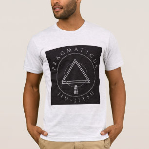 Camisa do kanji do triângulo do jitsu de Jiu