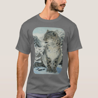 Camisa do leopardo do rei neve da cimeira