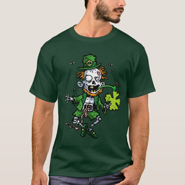Camisa do Leprechaun do zombi (Frente)