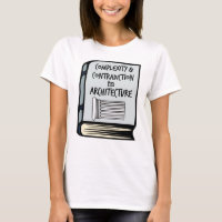 Camisa do livro da complexidade & da contradição