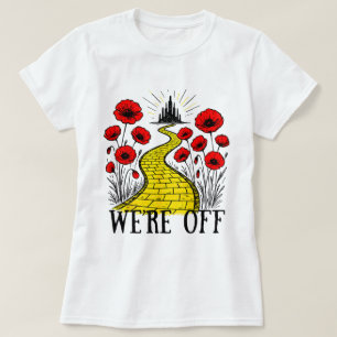 Camisa do livro de fantasia do Brick Road amarela