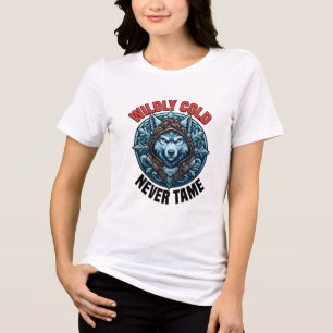 Camisa do Lobo Azul Selvagem Nunca Domado