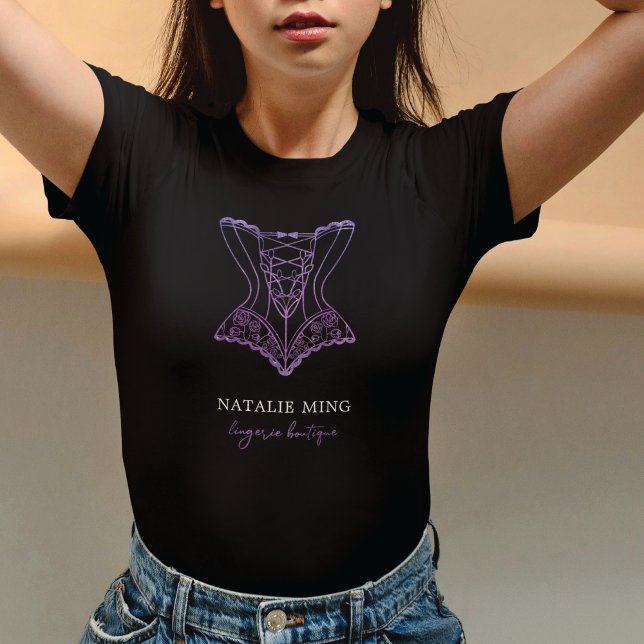 Camisa do logotipo Boutique de lingerie (Criador carregado)