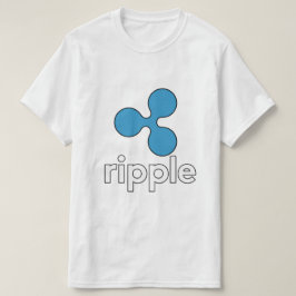 Camisa do logotipo da ondinha XRP - branco