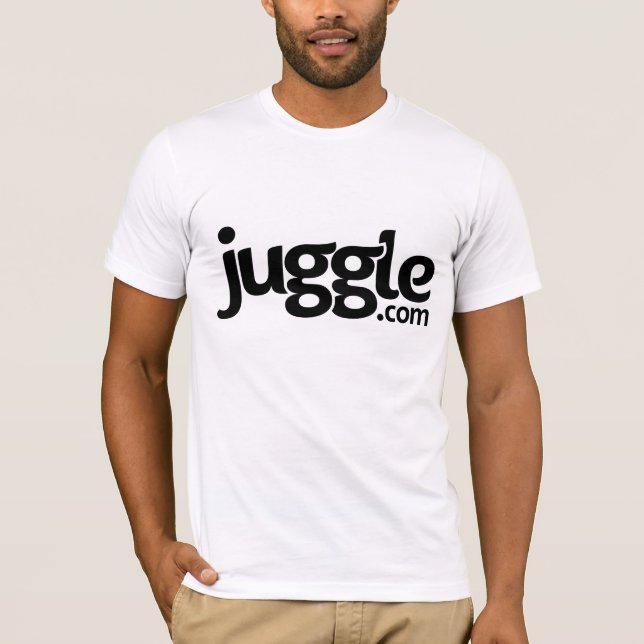 camisa do logotipo de Juggle.com (Frente)