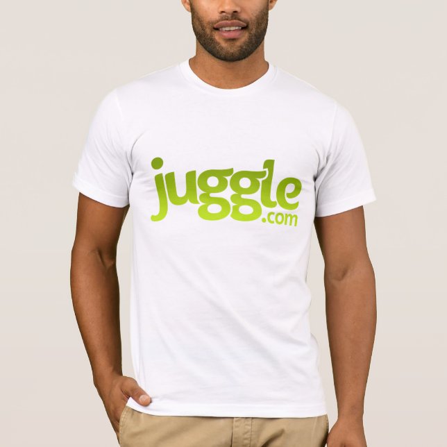 camisa do logotipo de Juggle.com (Frente)