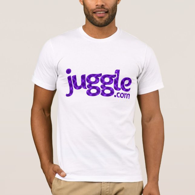 camisa do logotipo de Juggle.com (Frente)