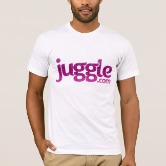 camisa do logotipo de Juggle.com