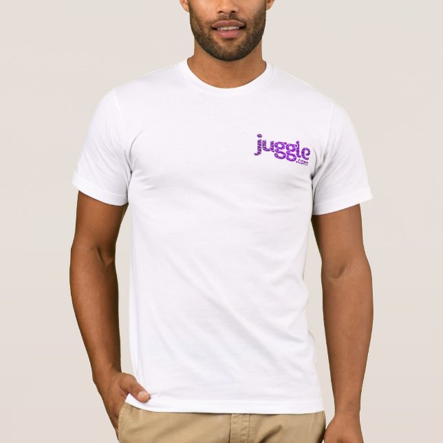 camisa do logotipo de Juggle.com (Frente)