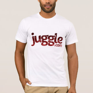 camisa do logotipo de Juggle.com