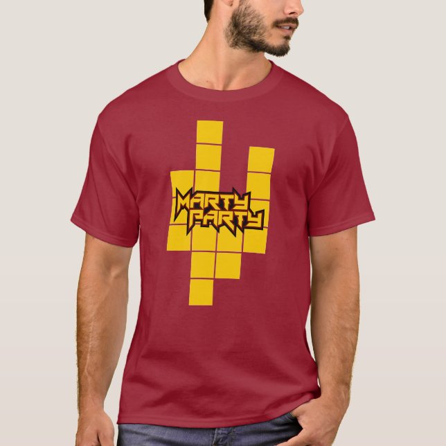 Camisa do logotipo de MARTyPARTy 2-Line (Frente)