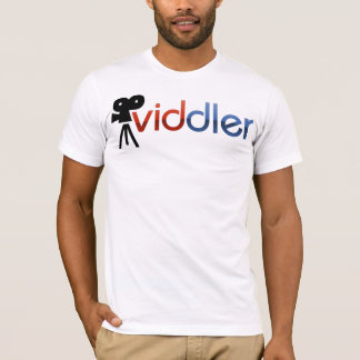 camisa do logotipo de Viddler.com