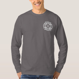 Camisa do logotipo do departamento do fogo do