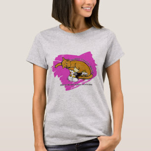 Camisa do logotipo do gatinho (logotipo