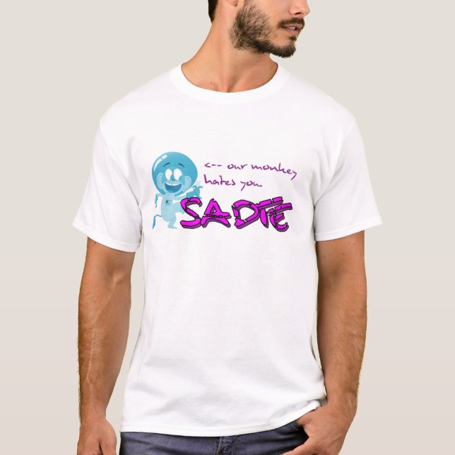 Camisa do logotipo do macaco de Sadie (Frente)
