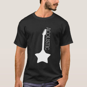 Camisa do Logotipo do Violão Acústico