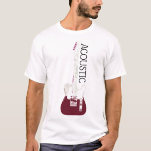 Camisa do Logotipo do Violão Acústico