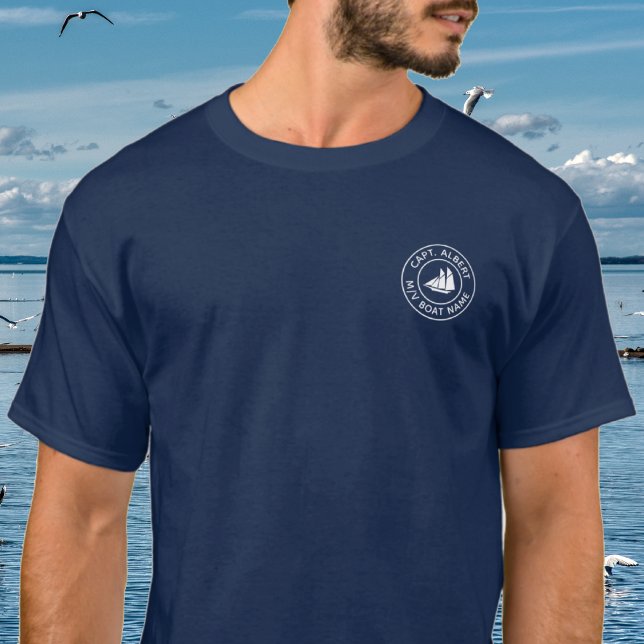 Camisa do Logotipo Personalizado do Navio de Naveg (Criador carregado)