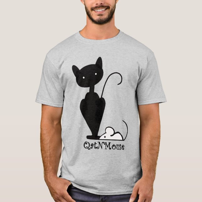 Camisa do logotipo QatNMouse (Frente)