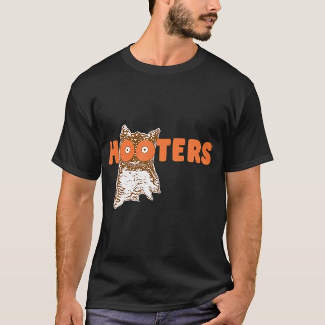Camisa do logotipo retrorreflector do Hooters (Frente)