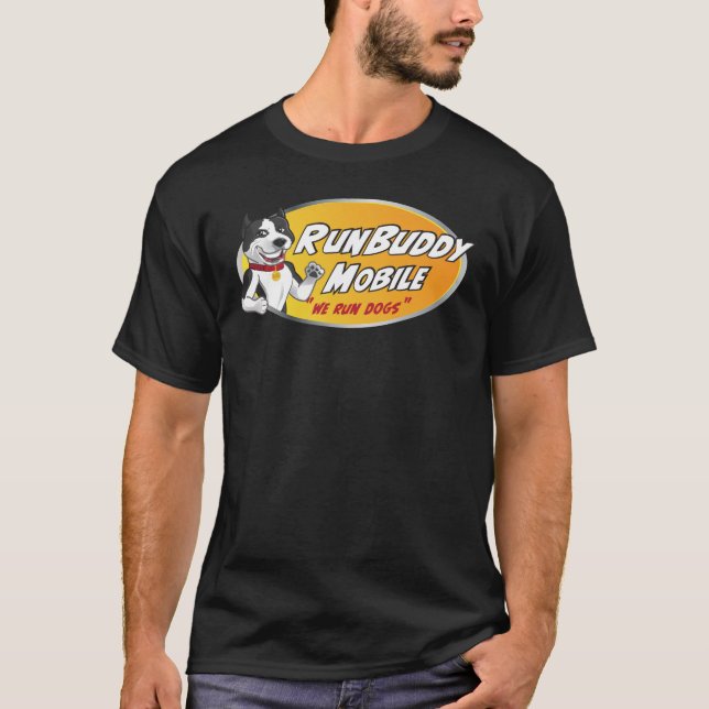 Camisa do logotipo RunBuddy Mobile (Frente)