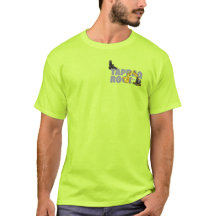 Camisa do logotipo Tapraq Verde de Segurança