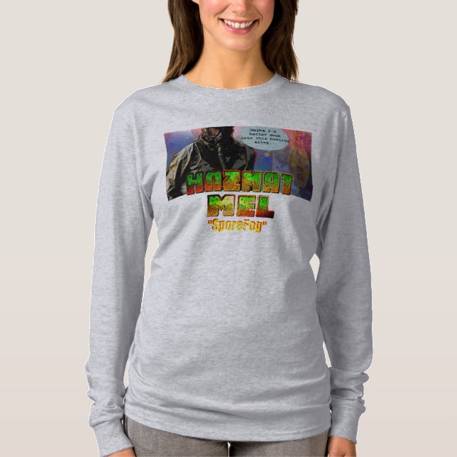 Camisa do LongSleeve de "mel Hazmat - SporeFog" (Frente)