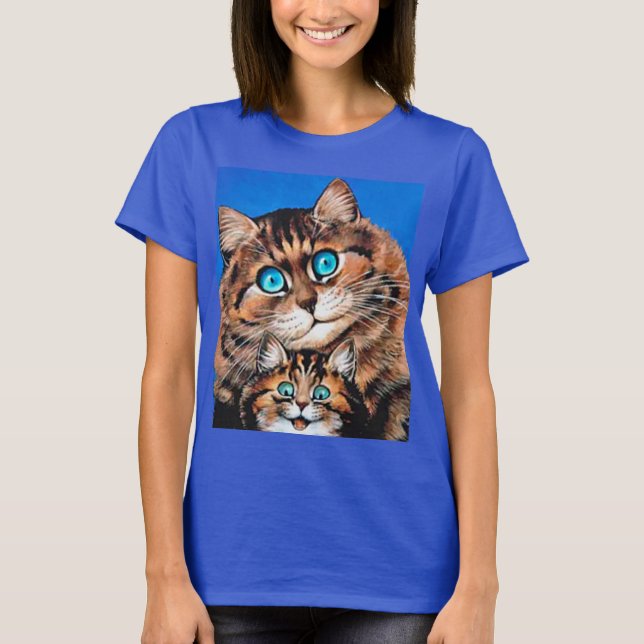 Camisa do Louis Wain - Mamãe e Gatinhos (Frente)