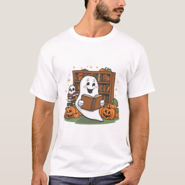 Camisa do Lover do Livro Fantasma do Halloween (Frente)