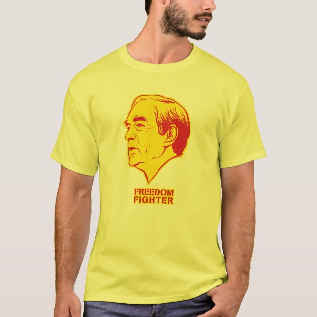 Camisa do lutador da liberdade de Ron Paul (Frente)