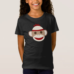 Camisa do macaco da peúga para meninas