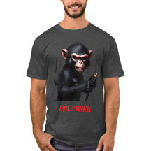 camisa do macaco-mau
