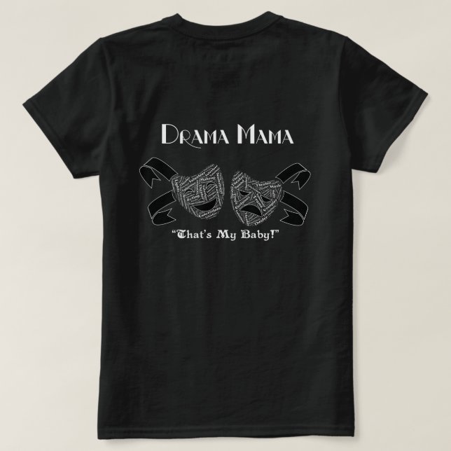 Camisa do Mama teatro musical do drama (Verso do Design)