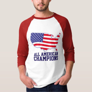 Camisa do mapa americano All American Champions