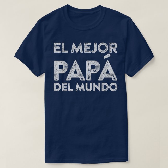 Camisa Do Melhor Papai Do Mundo Do Presente Do Hom (Frente do Design)