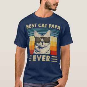 Camisa do Melhor Papai Gato de Todos os Tempos Vin