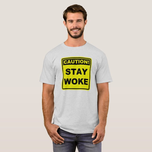 Camisa do Meme Atenção Fique Esperto (Frente Completa)