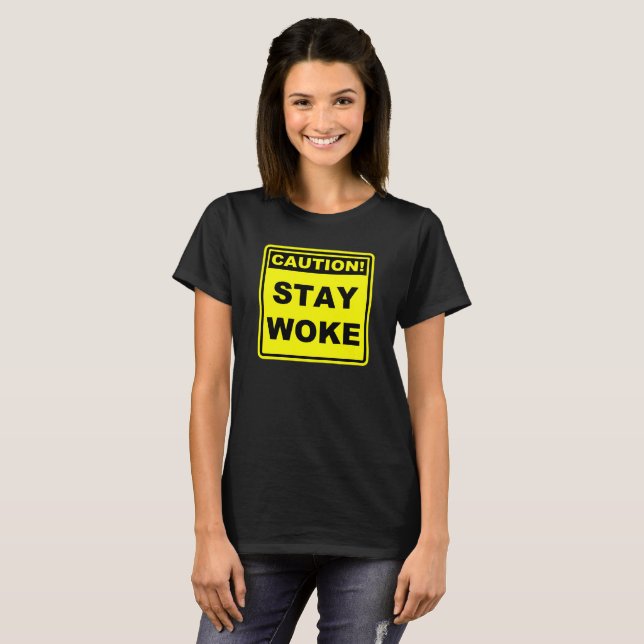 Camisa do Meme Atenção Fique Esperto (Frente Completa)