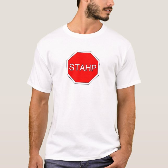 Camisa do meme de Stahp (Frente)