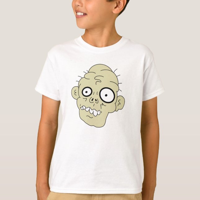 Camisa do Menino de Rosto de Zumbi (Frente)