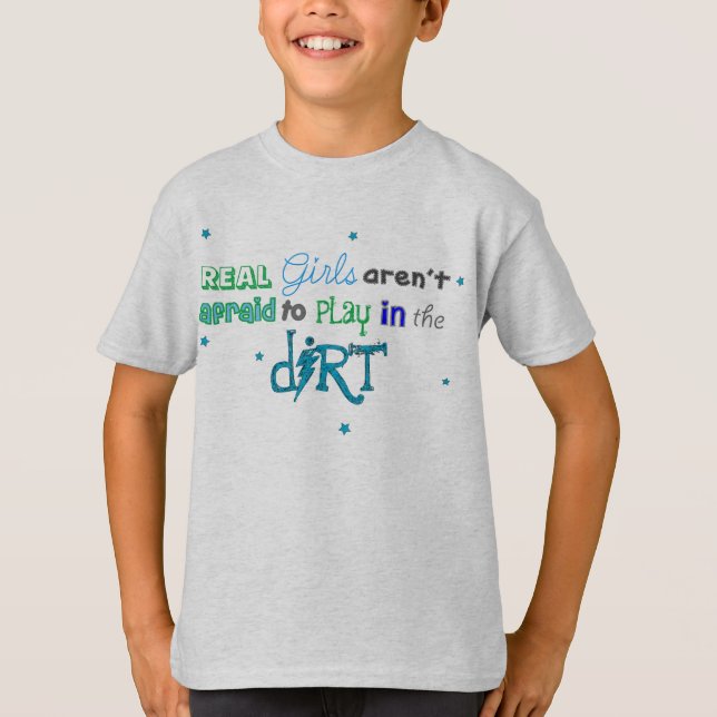 Camisa do menino de Tom para meninas (Frente)