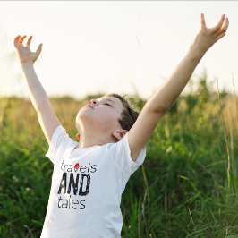 Camisa do Merch Kid de viagens e Tales
