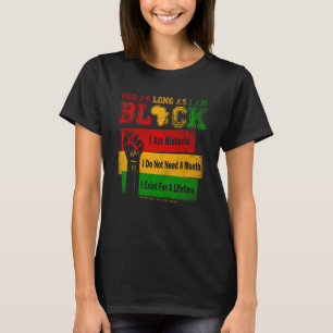 Camisa do Mês da História Negra Eu Sou Orgulho Neg