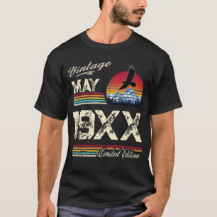 Camisa do Mês e Ano de Nascimento Vintage – Aniver