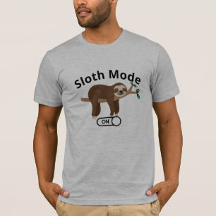 Camisa do Modo de Preguiça, Animais Engraçados e F